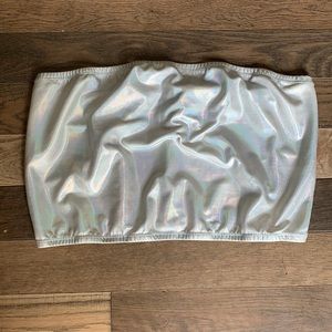 Wild Fable Metallic Tube Top